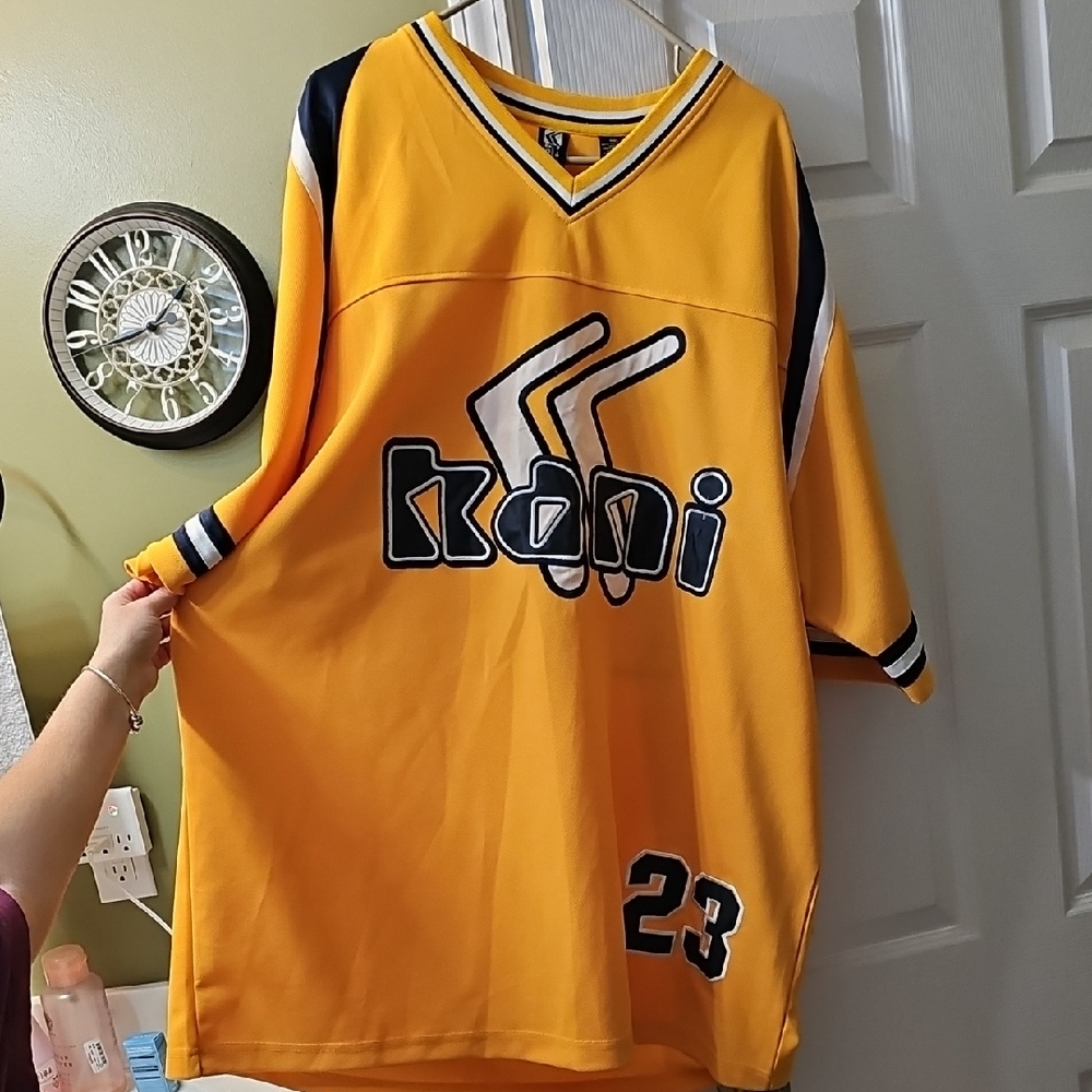 MENS Yellow Sports Jersey
